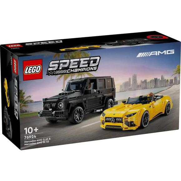 LEGO® Speed Champions 76924 Mercedes-AMG G 63 & Mercedes-AMG SL 63 76924 RARE